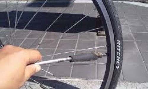 Calibragem de pneus de bicicleta